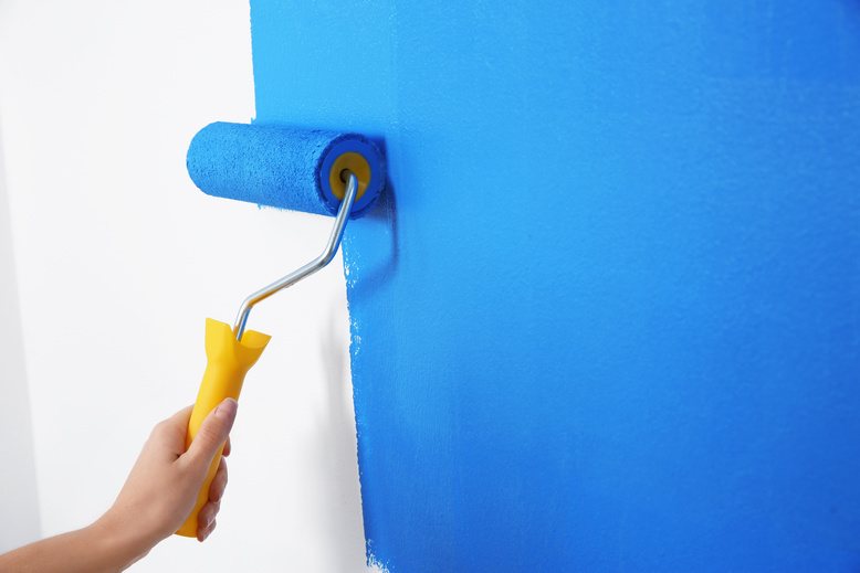 Painting walls and trim